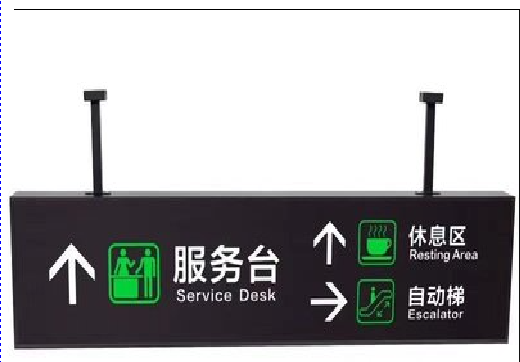 施秉吊牌灯箱制作流程。